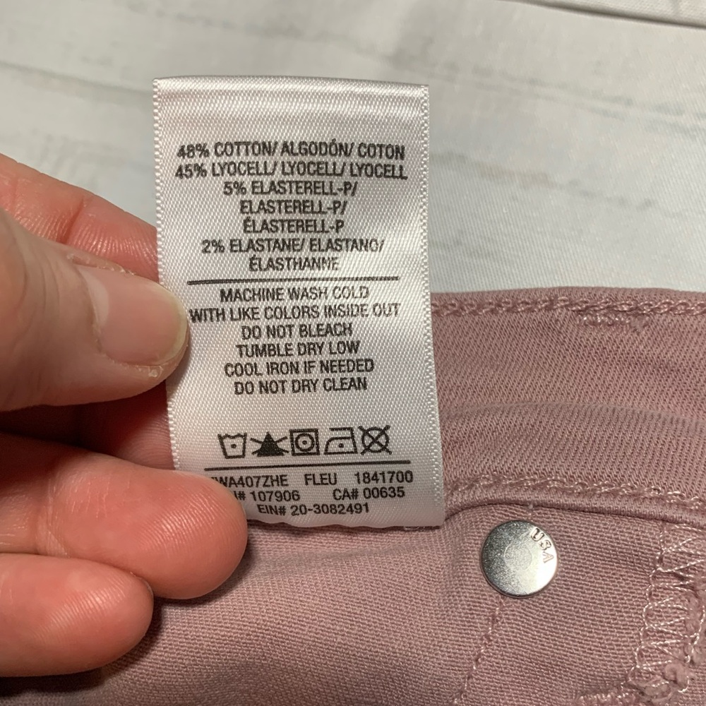 Hudson Krista ankle super skinny Jeans. Mid rise. Mauve. Size 31. - Picture 6 of 11